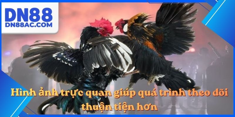 Hình ảnh trực quan giúp quá trình theo dõi thuận tiện hơn