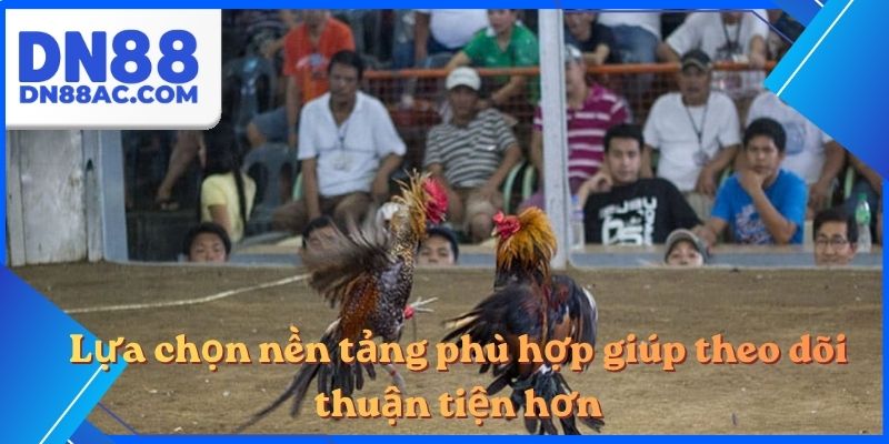 Lựa chọn nền tảng phù hợp giúp theo dõi thuận tiện hơn